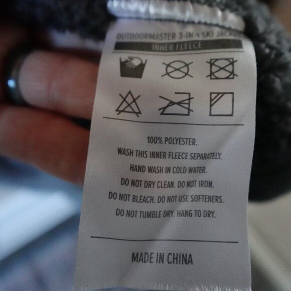 Womens Winter Jacket Size XXL with Removable Inner Fleece Jacket EUC - Picture 15 of 16